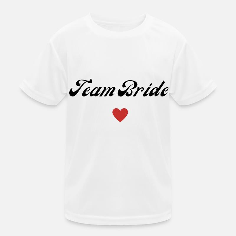 team bride T-shirt sport Enfant