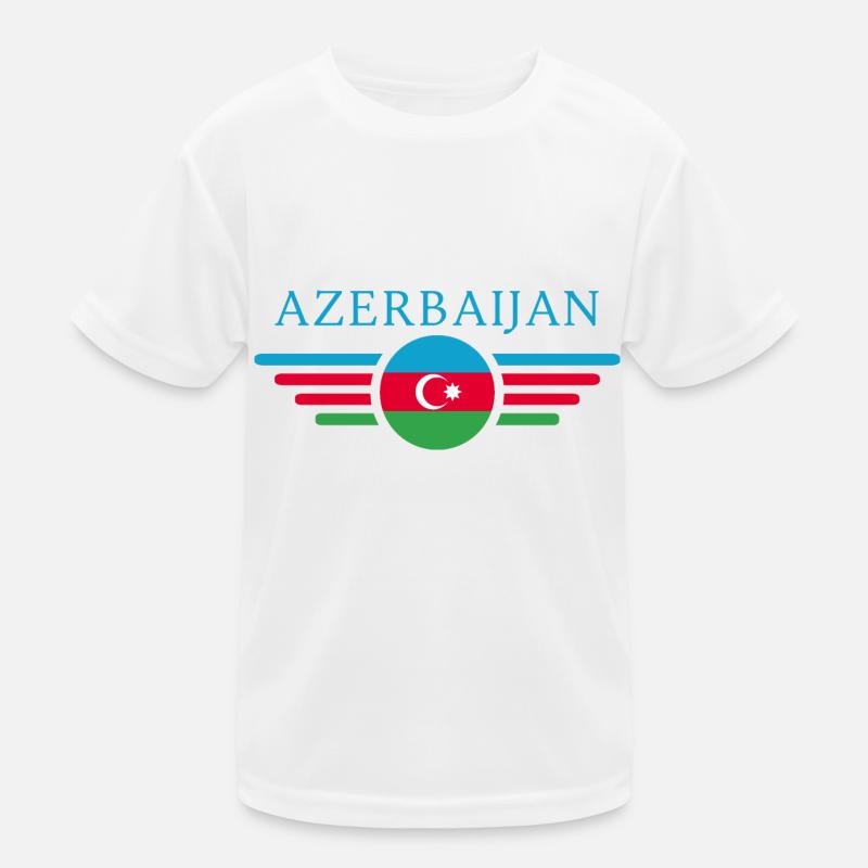 Aserbaidschan Kinder Funktions-T-Shirt