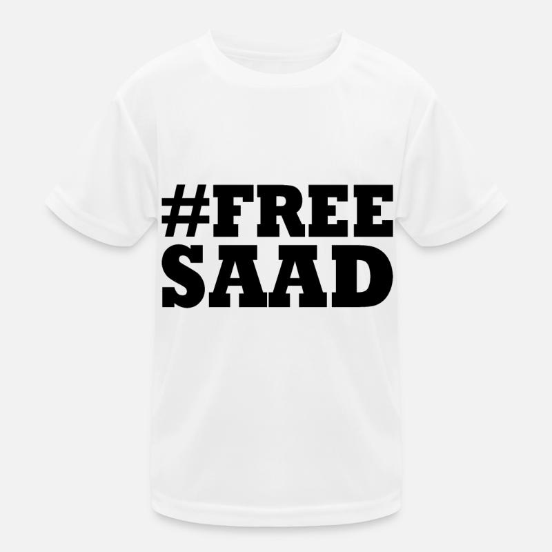 Free saad Kinder Funktions-T-Shirt