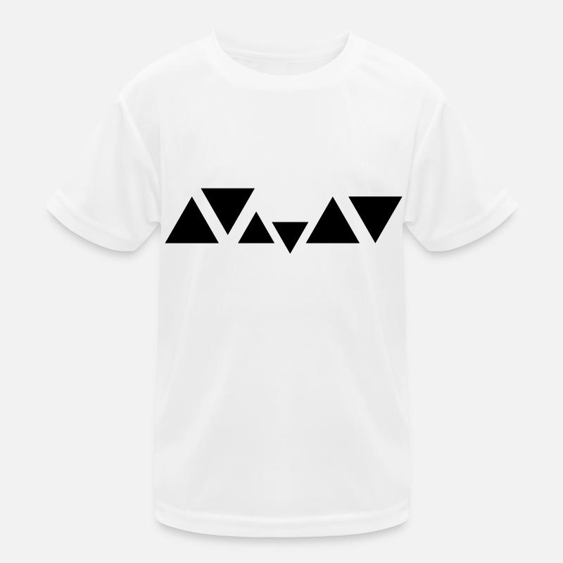 Triangles design for club Kids Functional T-Shirt