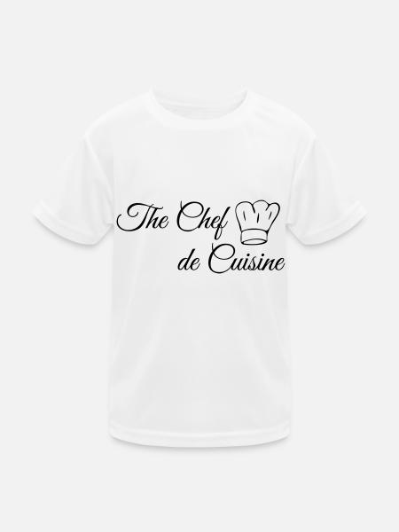 The Chef de Cuisine - Kids Functional T-Shirt - white - Front