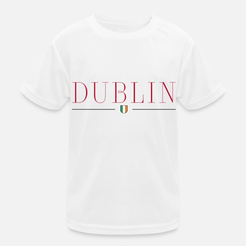 Dublin, Ireland Style Design T-Shirt Kids Functional T-Shirt