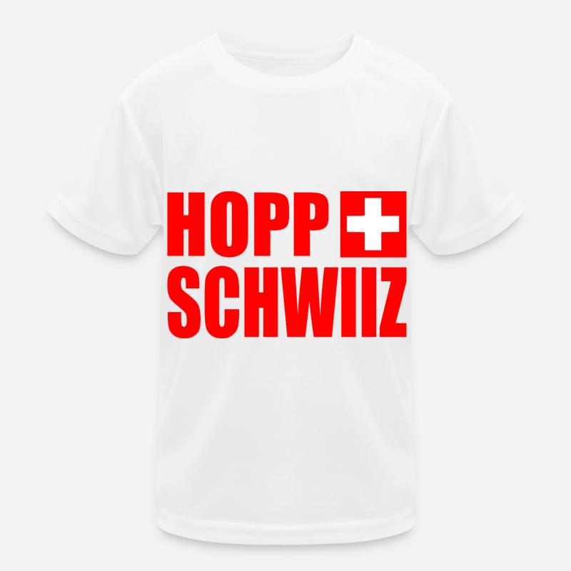 hopp schwiiz T-shirt sport Enfant