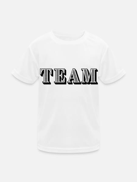 Team - Kids Functional T-Shirt - white - Front