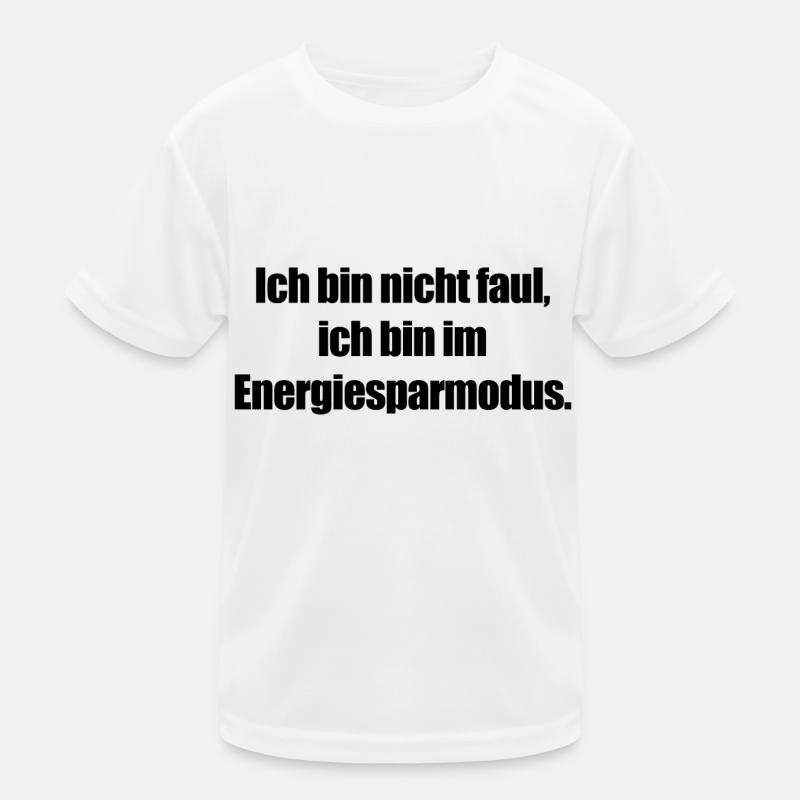 Mode d’économie d’énergie actif T-shirt sport Enfant