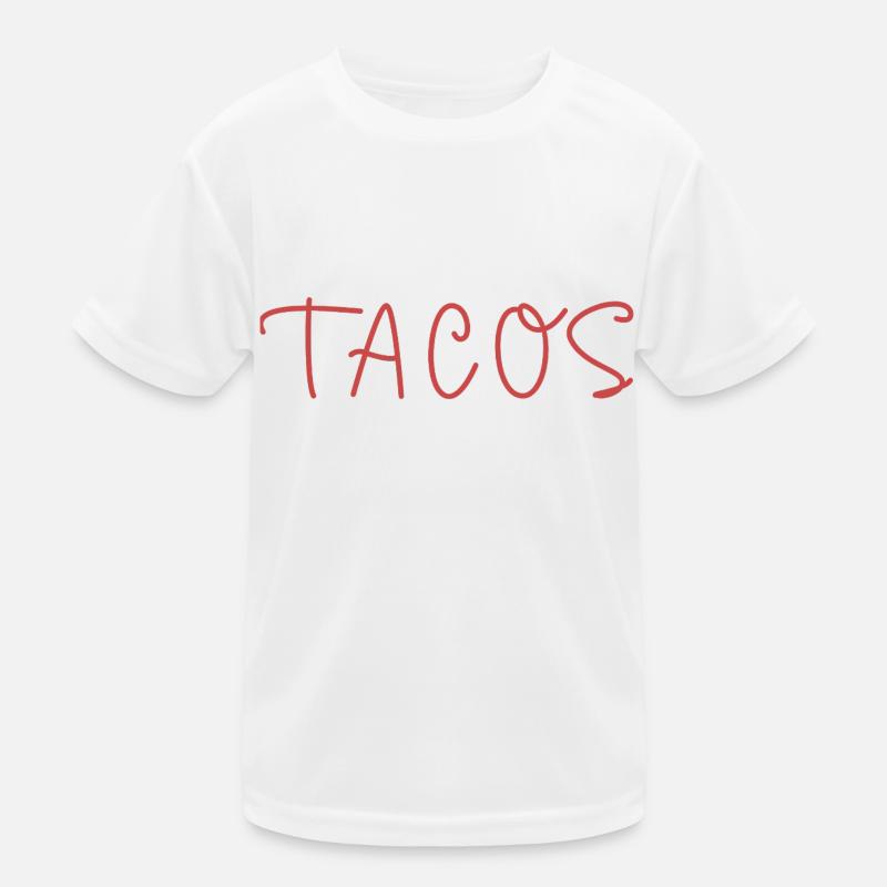 Tacos Text Kinder Funktions-T-Shirt