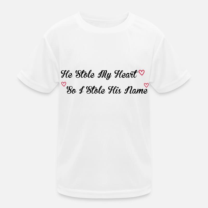 Stole My Heart Kids Functional T-Shirt