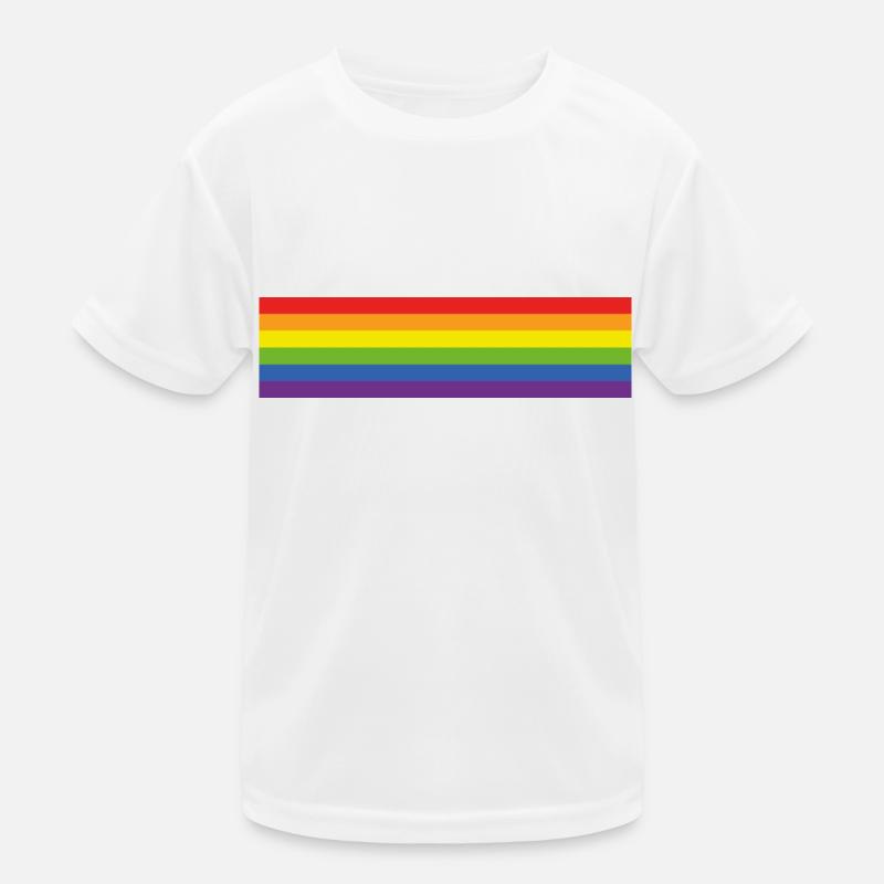 Stolz Regenbogen Kinder Funktions-T-Shirt