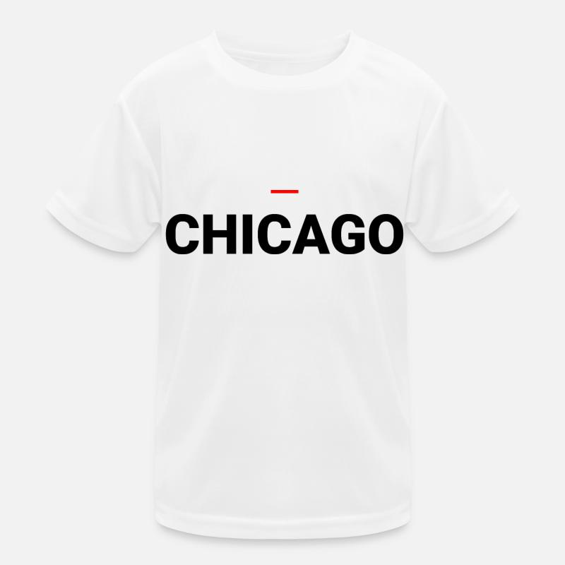 CHICAGO - Kids Functional T-Shirt - white