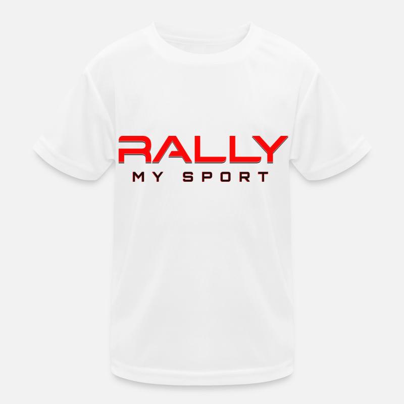 Rally my Sport 2 rot schwarz Kinder Funktions-T-Shirt