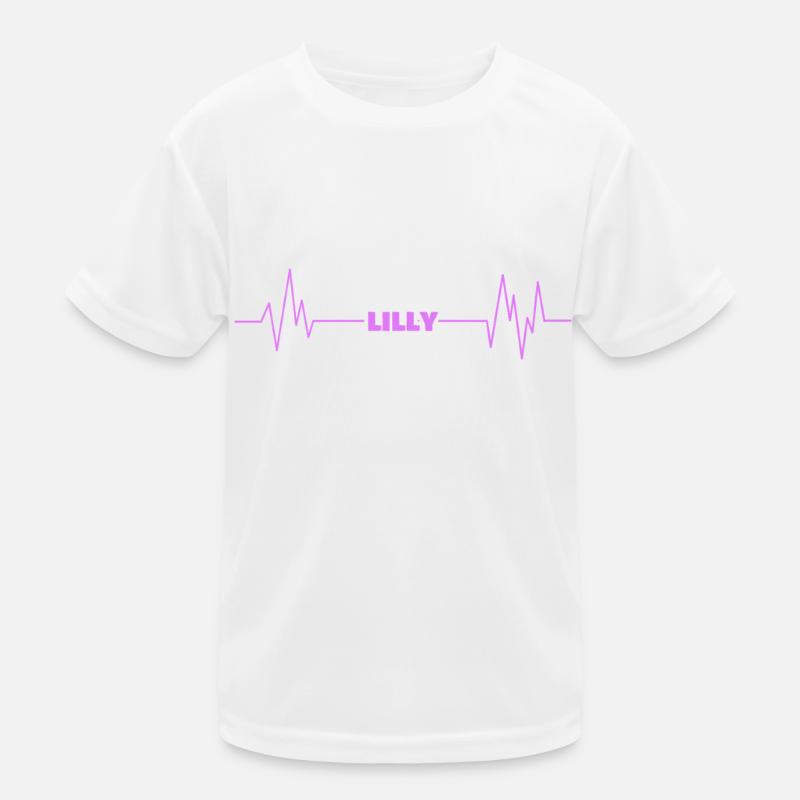 First name Lilly Kids Functional T-Shirt