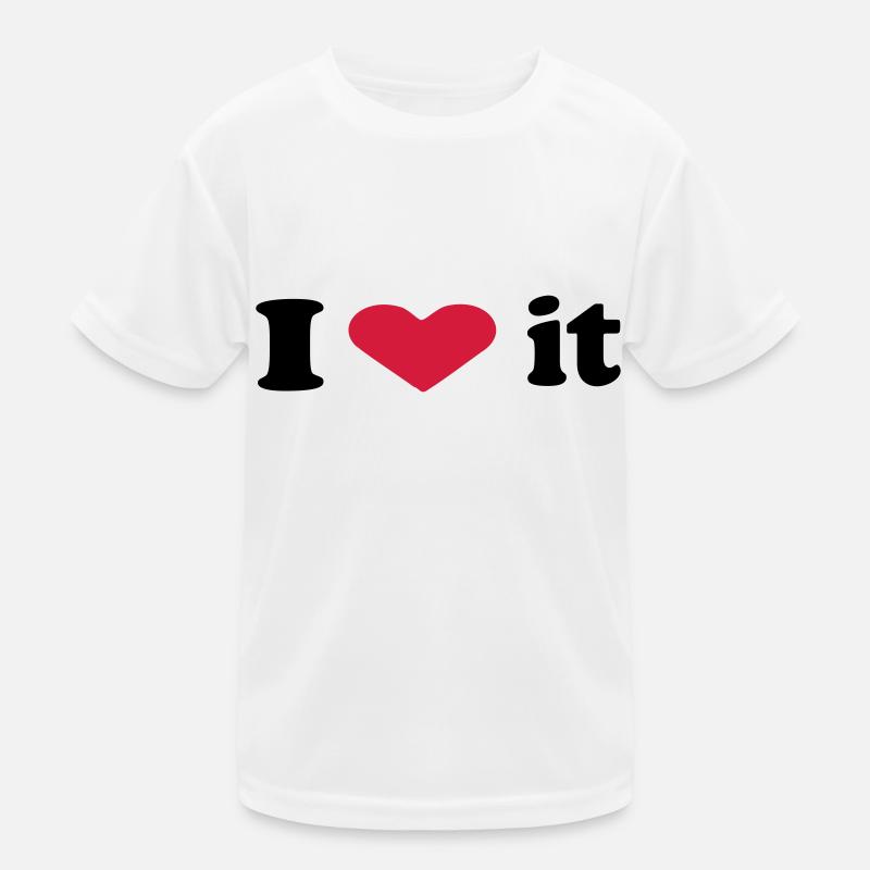 i love it T-shirt sport Enfant