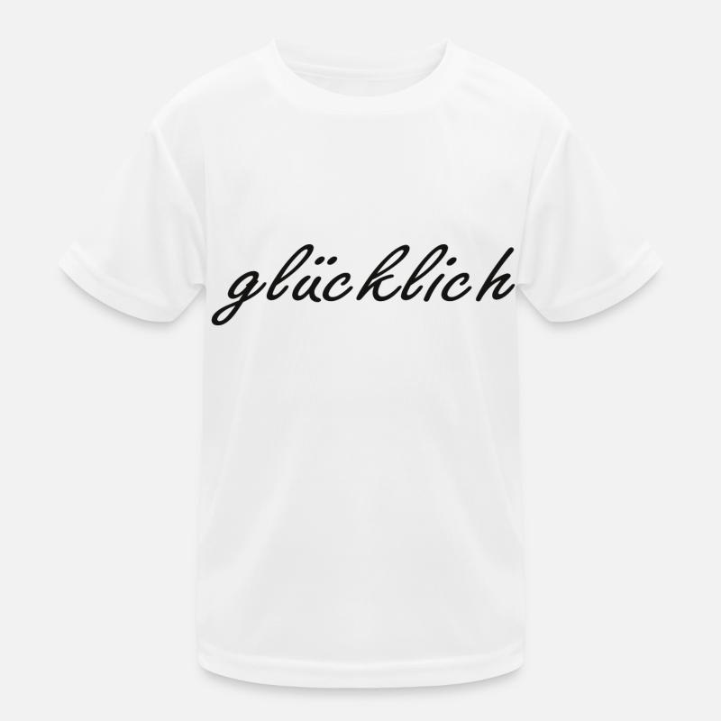glücklich Kinder Funktions-T-Shirt
