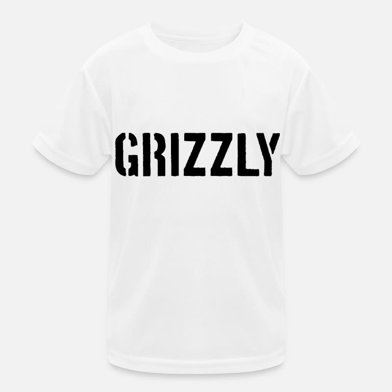 Grizzly Bear Slogan T-shirt sport Enfant