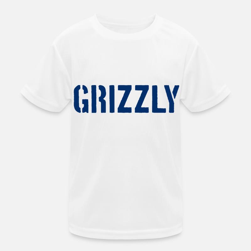 Grizzly Bear Slogan T-shirt sport Enfant