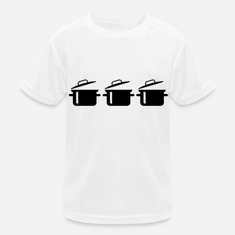 Kochtöpfe Kinder Funktions-T-Shirt