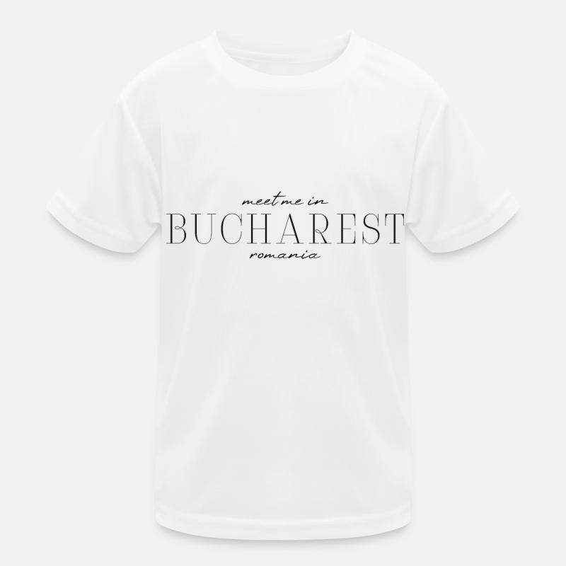 Entdecke Bukarest mit diesem einzigartigen T-Shirt Kinder Funktions-T-Shirt