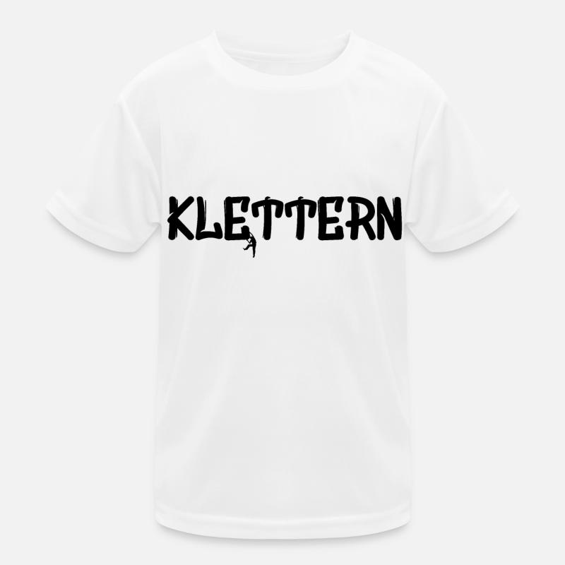 Klettern Kinder Funktions-T-Shirt