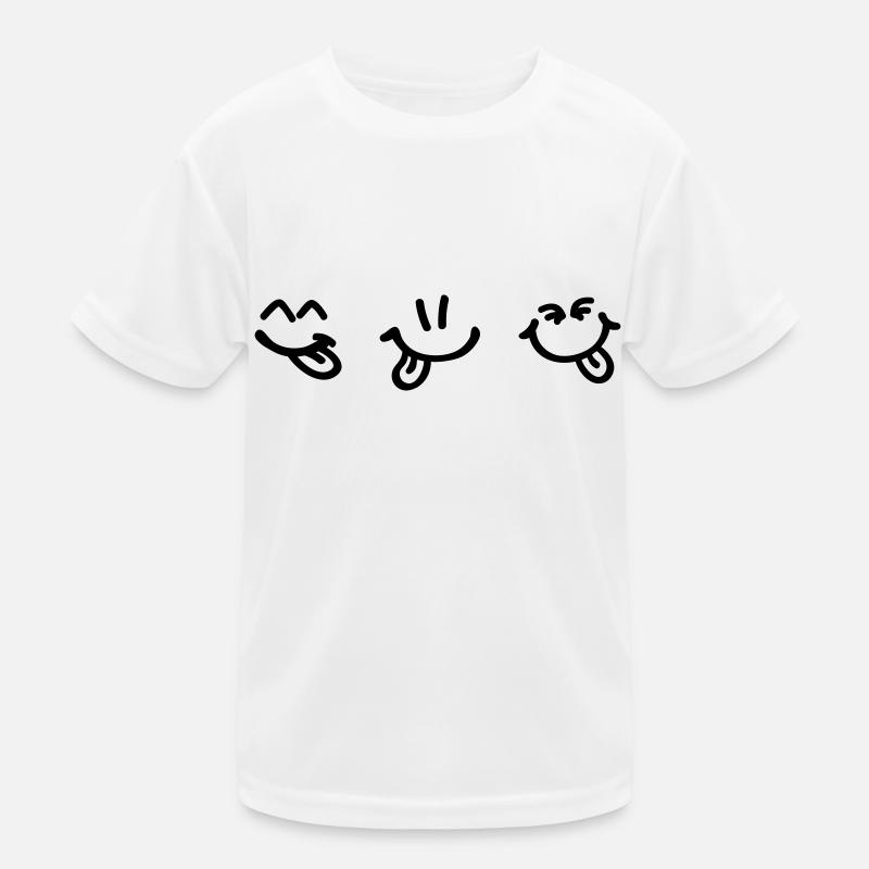 happy_smileys_f1 Kids Functional T-Shirt