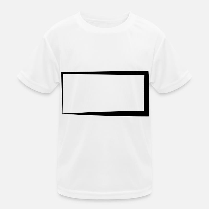 Square Geometry Kids Functional T-Shirt
