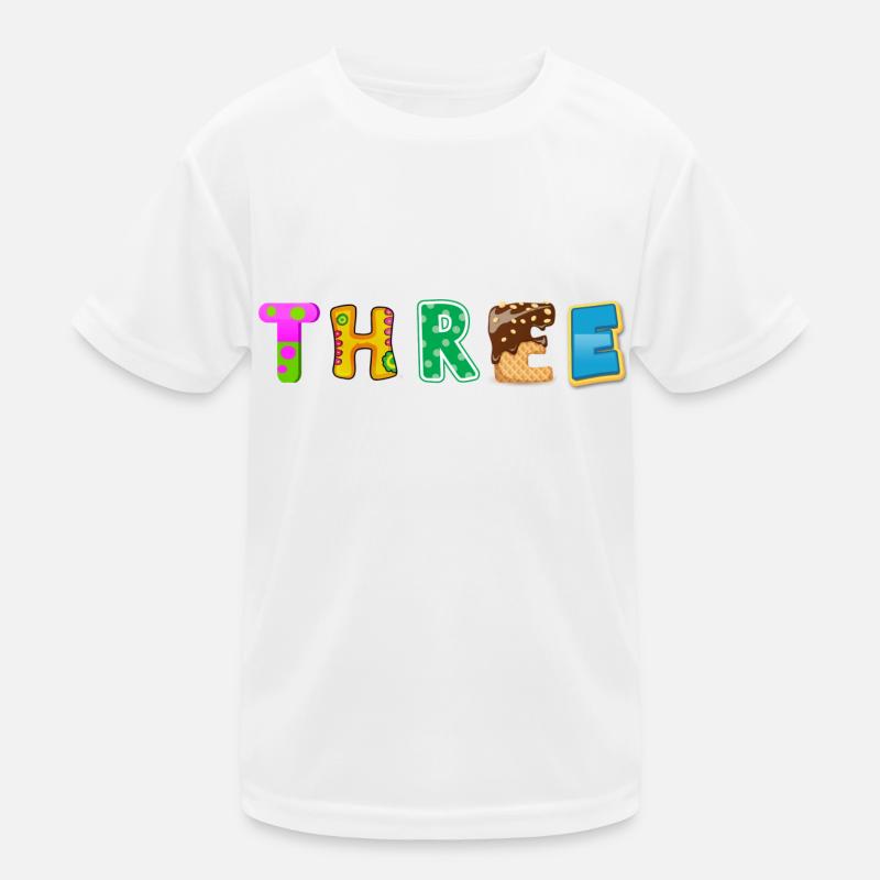 Drittes Geburtstagskind Kinder Funktions-T-Shirt