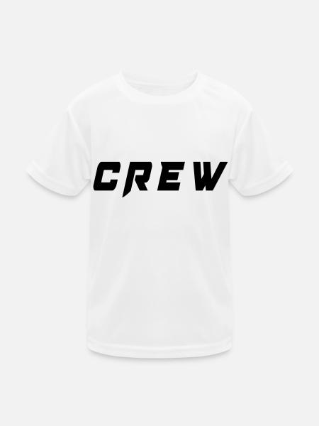 crew - Kids Functional T-Shirt - white - Front
