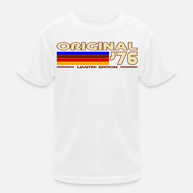Original 76 Vintage Rainbow Stripes T-shirt sport Enfant