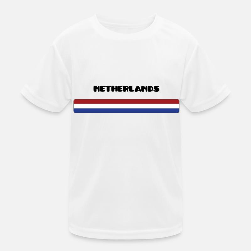 Netherlands / Pays-Bas Kids Functional T-Shirt