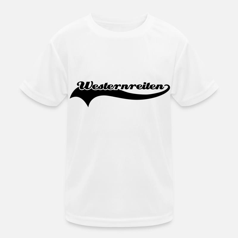 Westernreiten Kinder Funktions-T-Shirt