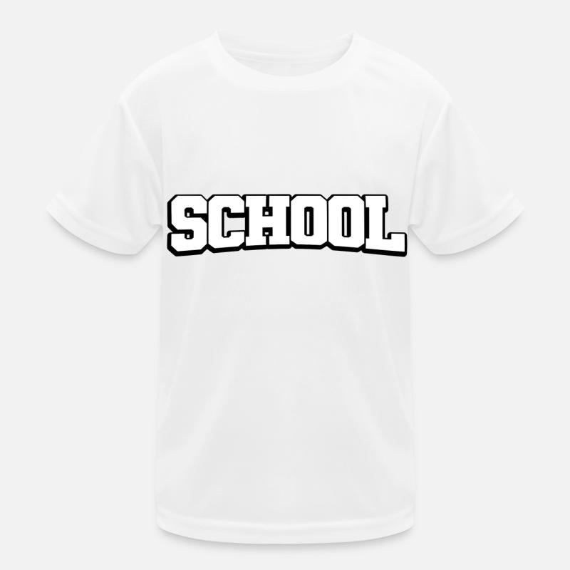 School - Das Schule Design im Highschool Design Kinder Funktions-T-Shirt