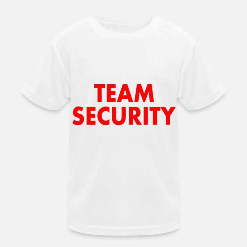 Team security T-shirt sport Enfant