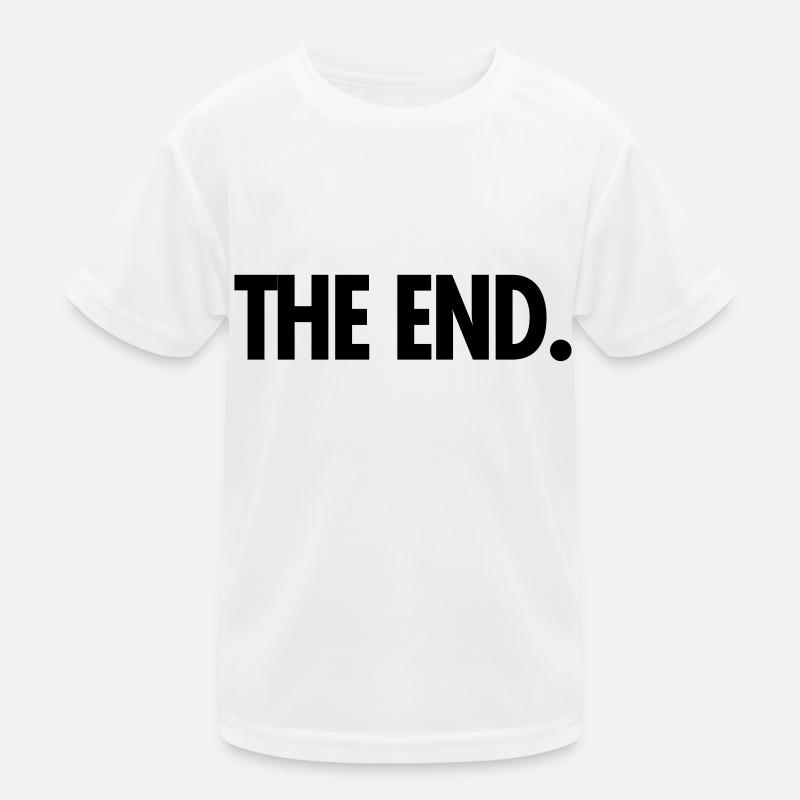 the end. Kinder Funktions-T-Shirt