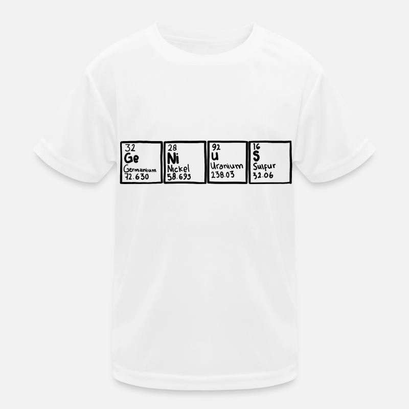 Genius Periodensystem Element Kinder Funktions-T-Shirt