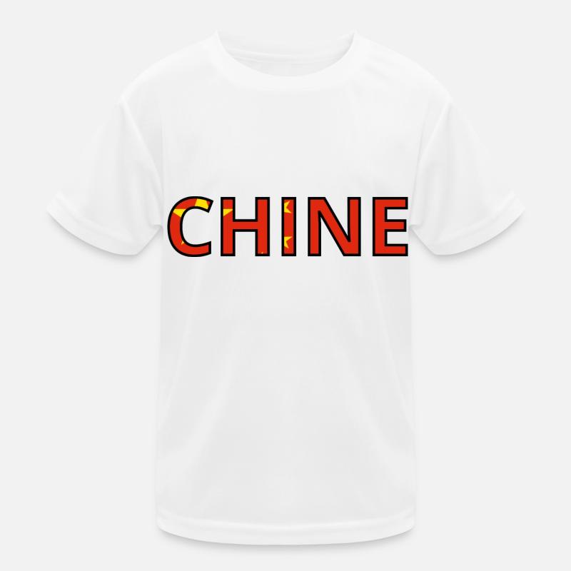 Drapeau Chine T-shirt sport Enfant