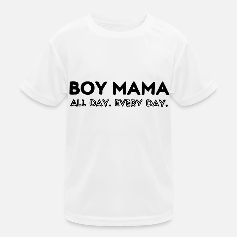 Junge Mama Kinder Funktions-T-Shirt