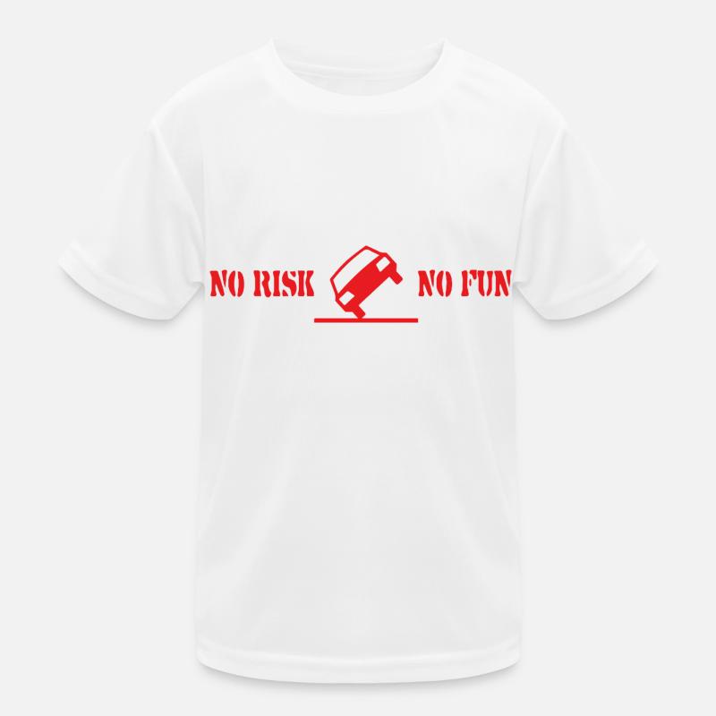 Pas de risque pas de plaisir drôle cadeau tuning voiture T-shirt sport Enfant