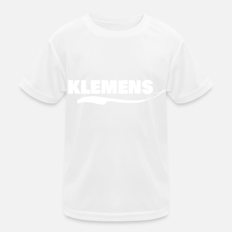First name klemens Kids Functional T-Shirt
