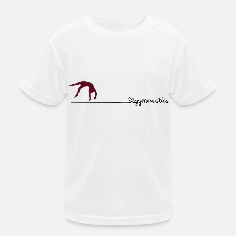 love gymnastics Kinder Funktions-T-Shirt