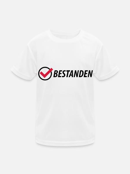 bestanden__f2 - Kids Functional T-Shirt - white - Front