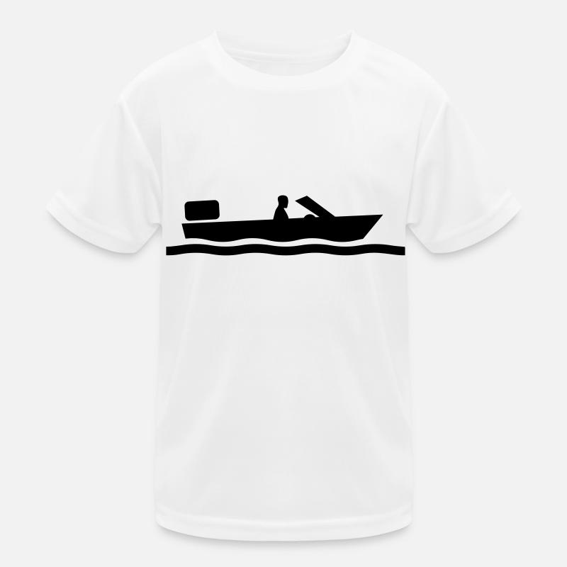 Motorboat Kaptiän Kids Functional T-Shirt