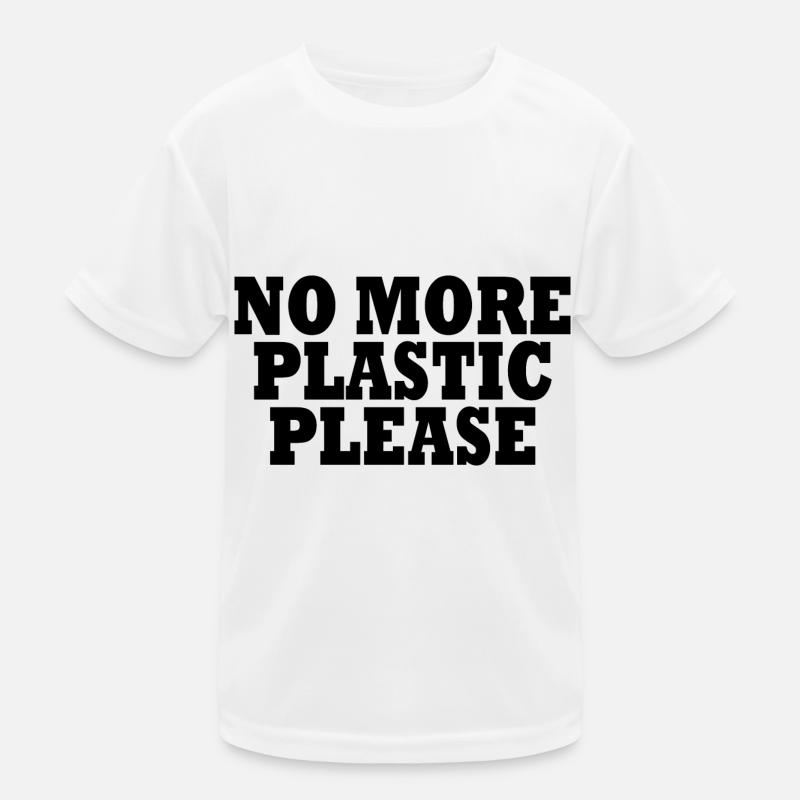 No more plastic Kids Functional T-Shirt