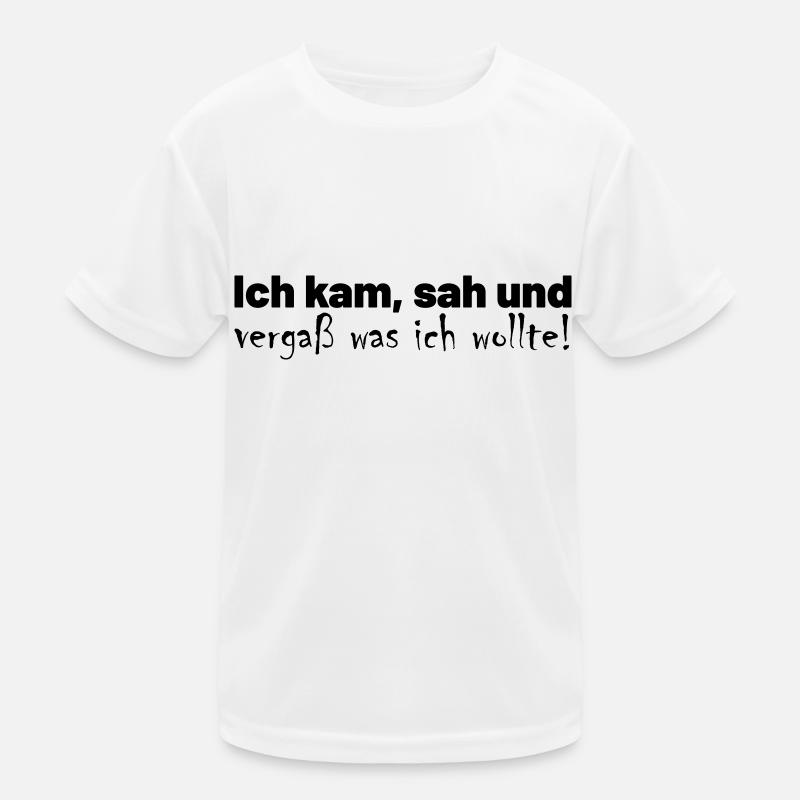 Vergesslichkeit Spruch Kinder Funktions-T-Shirt
