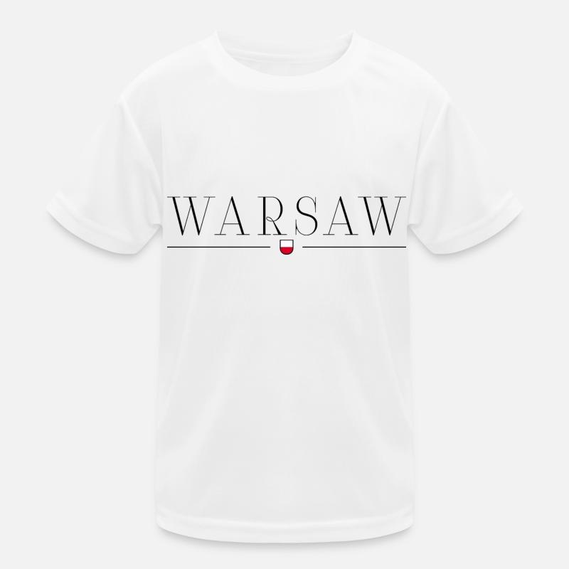 T-shirt de style Varsovie, Pologne T-shirt sport Enfant