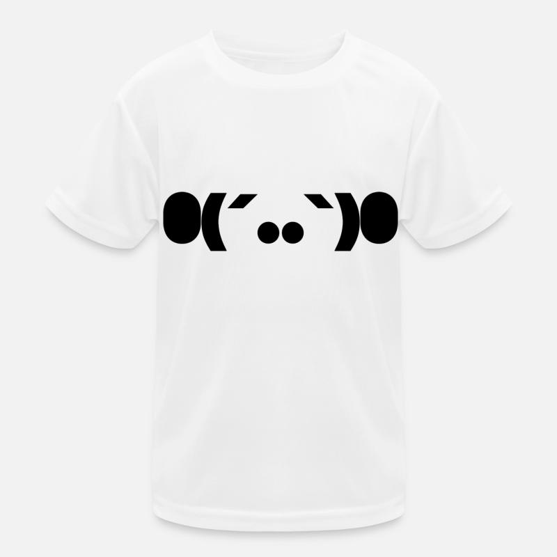 O(´..`)O shy ape schwarz Affe Kinder Funktions-T-Shirt