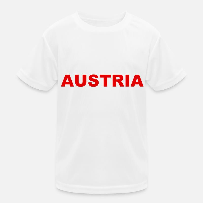 Austria - Österreich Kinder Funktions-T-Shirt
