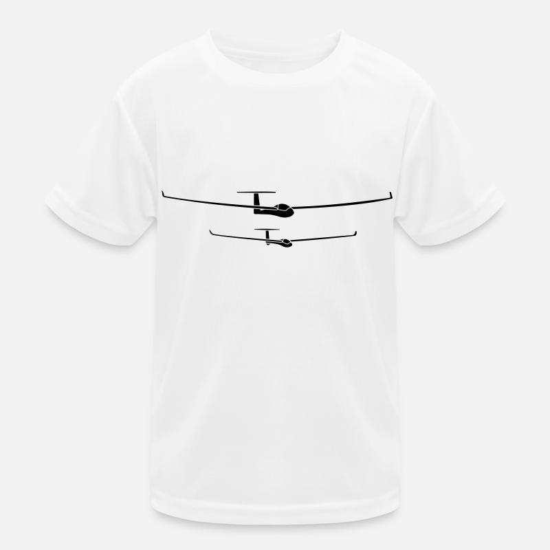 glider pilot tshirt Kids Functional T-Shirt
