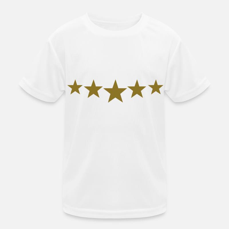 5 star Kinder Funktions-T-Shirt