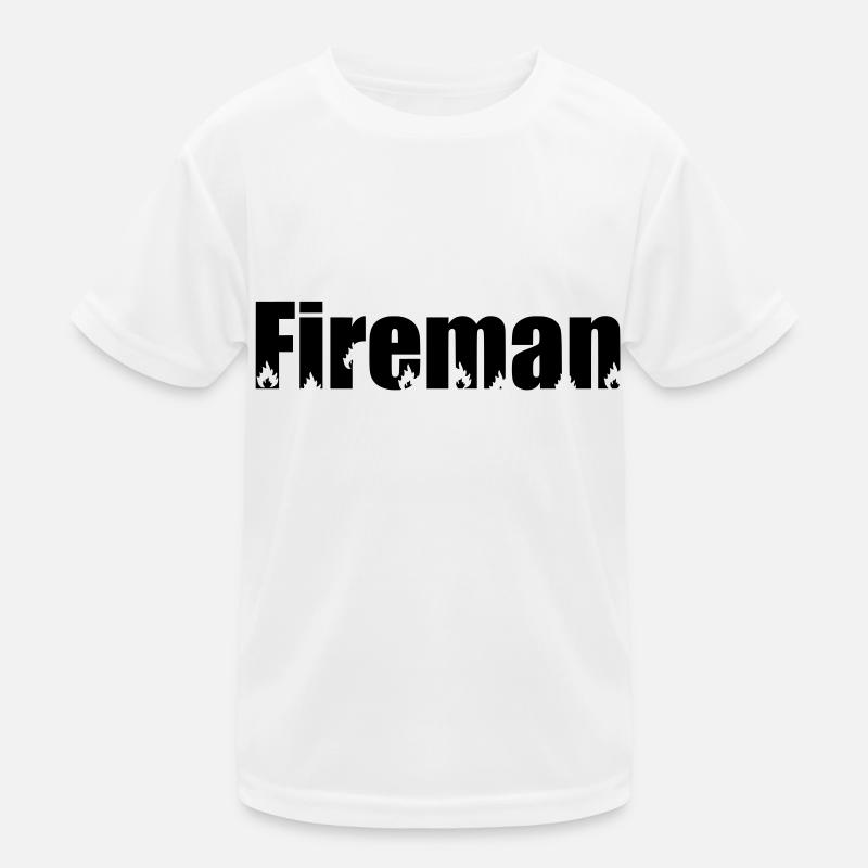 fireman Kinder Funktions-T-Shirt