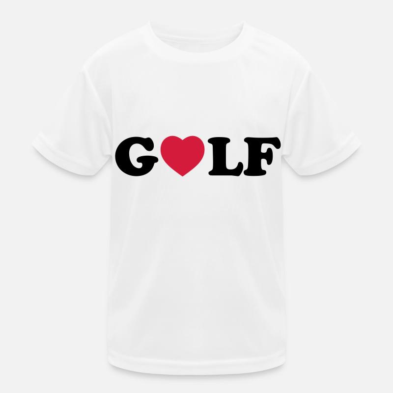 Golf heart Kinder Funktions-T-Shirt