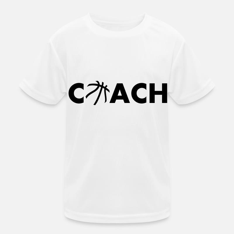 basketball coach Kinder Funktions-T-Shirt
